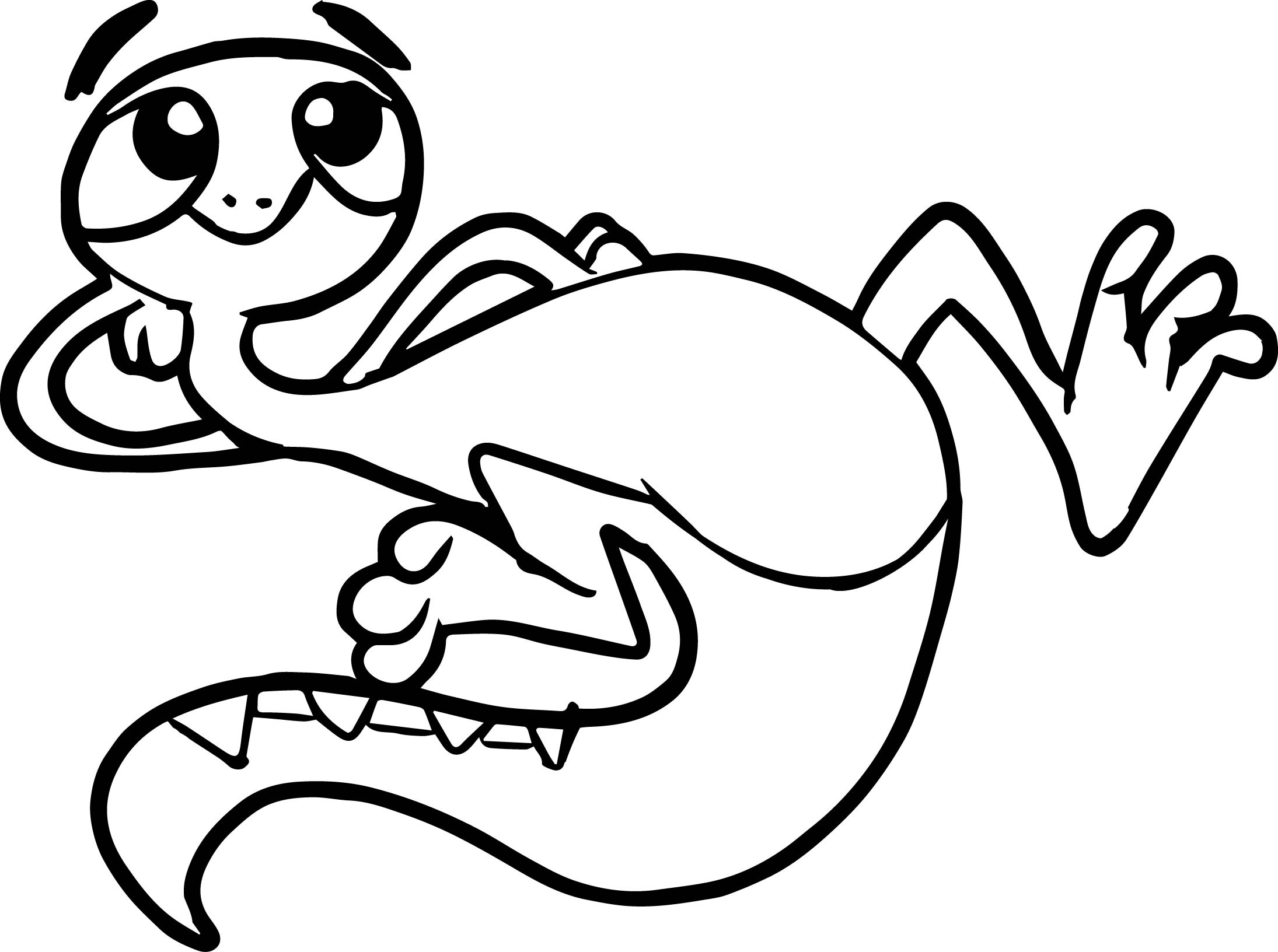 2190x1632 Awesome Relax Lizard Coloring Page Wecoloringpage Pages Catgames