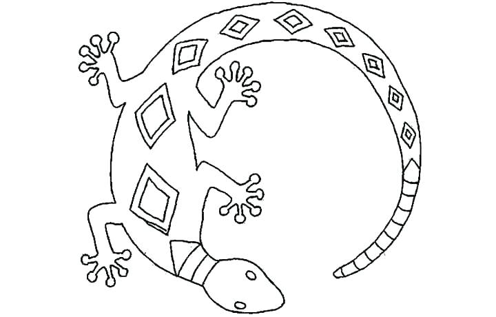 720x460 Lizard Coloring Pages