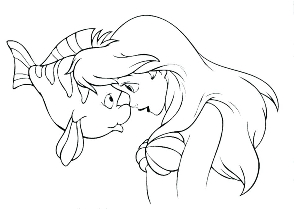 948x676 Coloring Book Mermaid Together With Cartoon Mermaid Coloring Pages