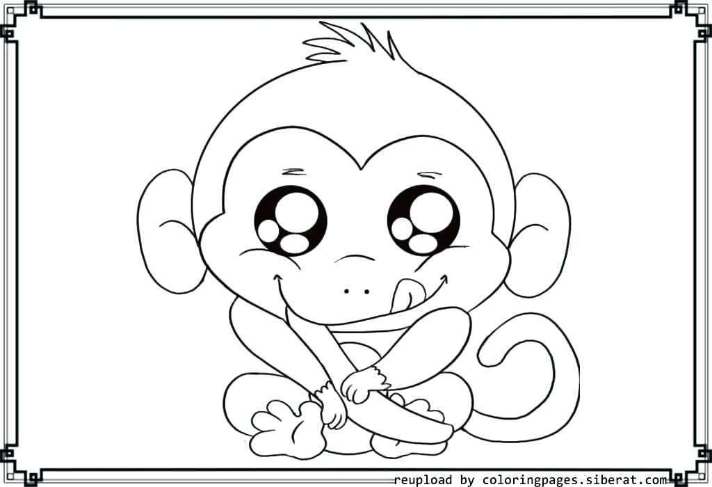 1024x700 5 Little Monkeys Coloring Page Best Cartoon Monkey Coloring Pages