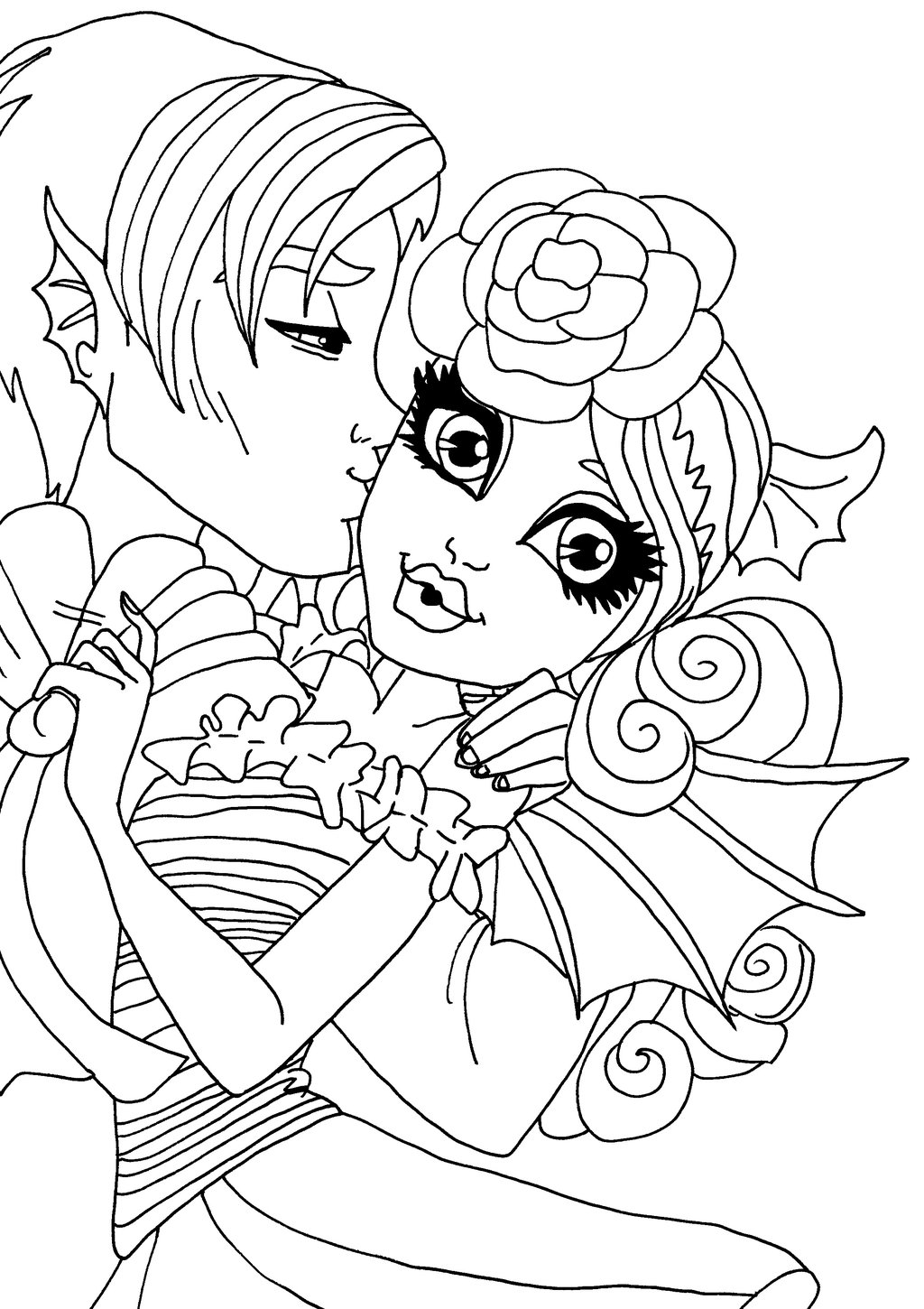 1024x1450 Images Of Monster High Characters Coloring Pages Many Free