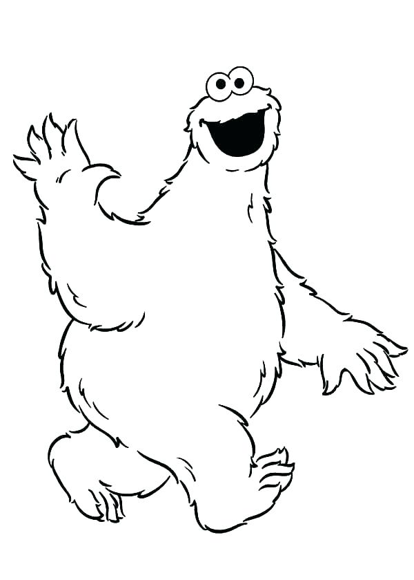600x839 Cartoon Monster Coloring Pages Cute Cartoon Monster Monsters