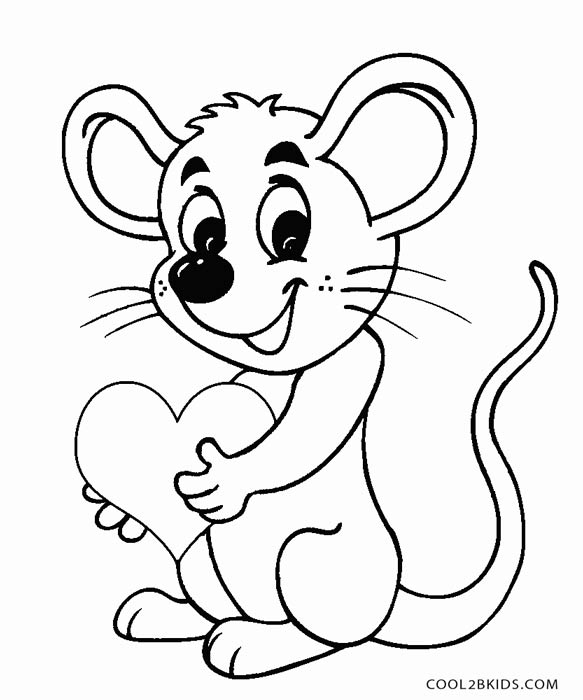 583x700 Mouse Coloring Pages Printable Mouse Coloring Pages For Kids