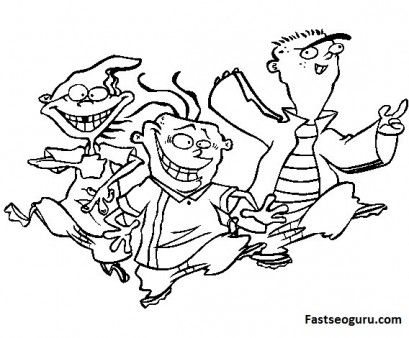 409x338 Printable Ed Edd N Eddy Coloring Pages For Kids