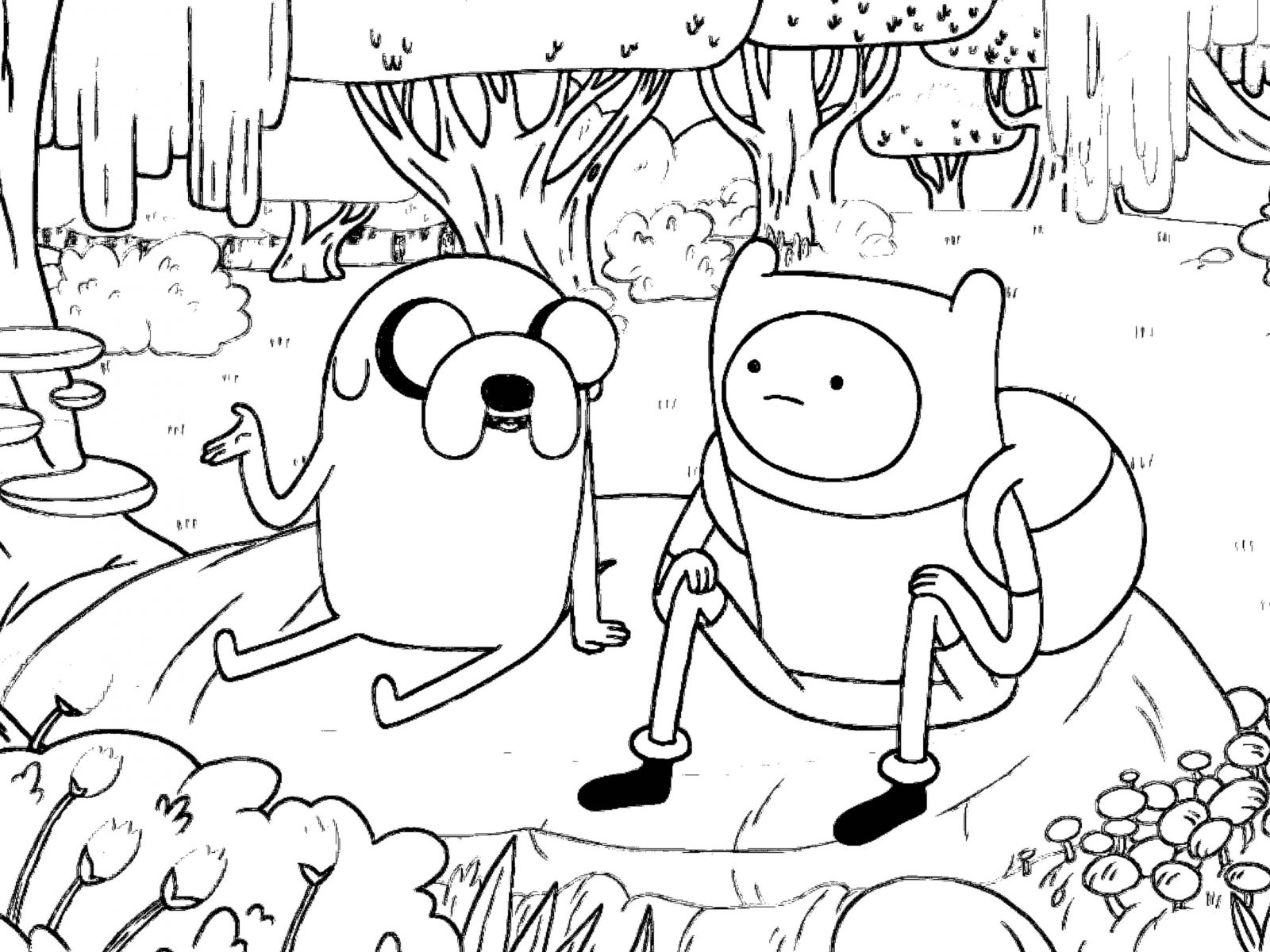 1600x1200 Awful Coloring Pages Cartoon Network For Kids Characters Unique