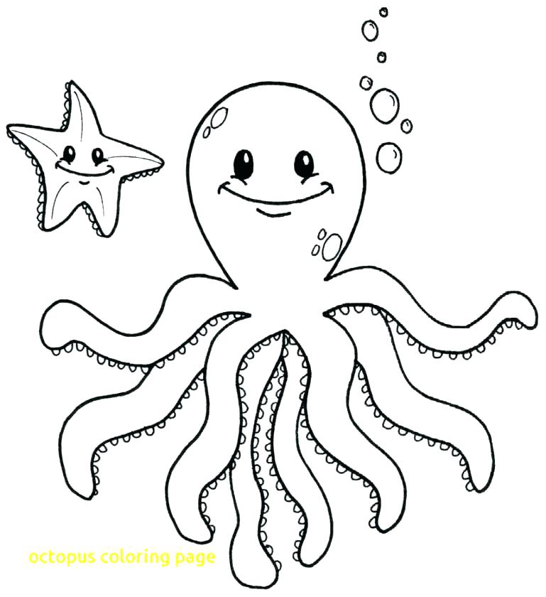 769x840 Octopus Color Page Octopus Adult Coloring Page Free Online