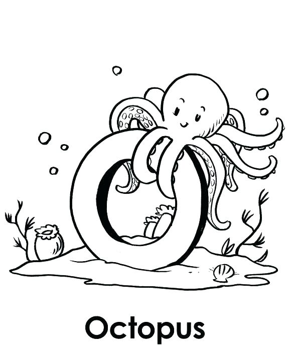 580x691 Octopus Coloring Pages Angry Octopus Coloring Page Octopus