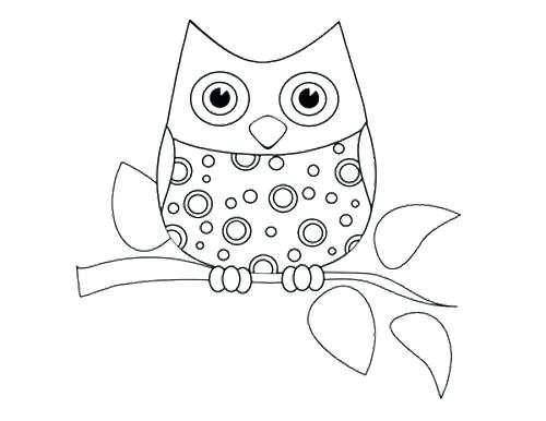 500x386 Free Printable Coloring Pages Owls Color Bros Colouring Pages