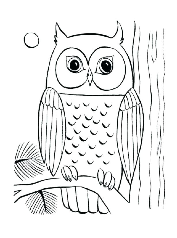 615x824 Free Printable Owls Coloring Page Of Owl Cartoon Owl Coloring E