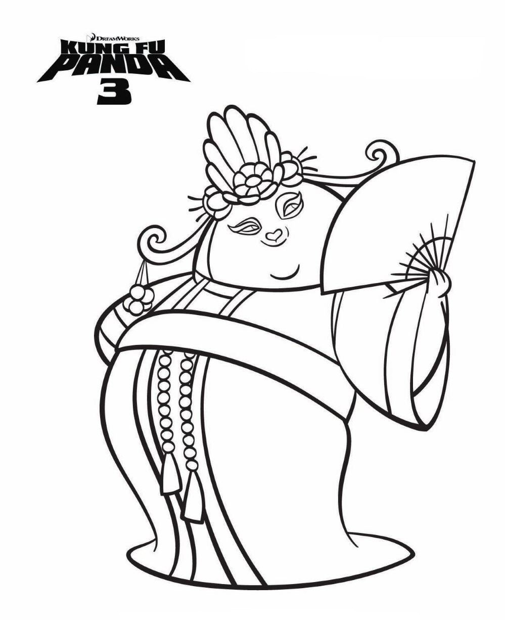 999x1226 Kids N 7 Coloring Pages Of Kung Fu Panda 3