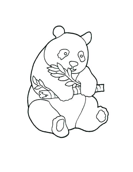 463x600 Panda Bear Coloring Pages