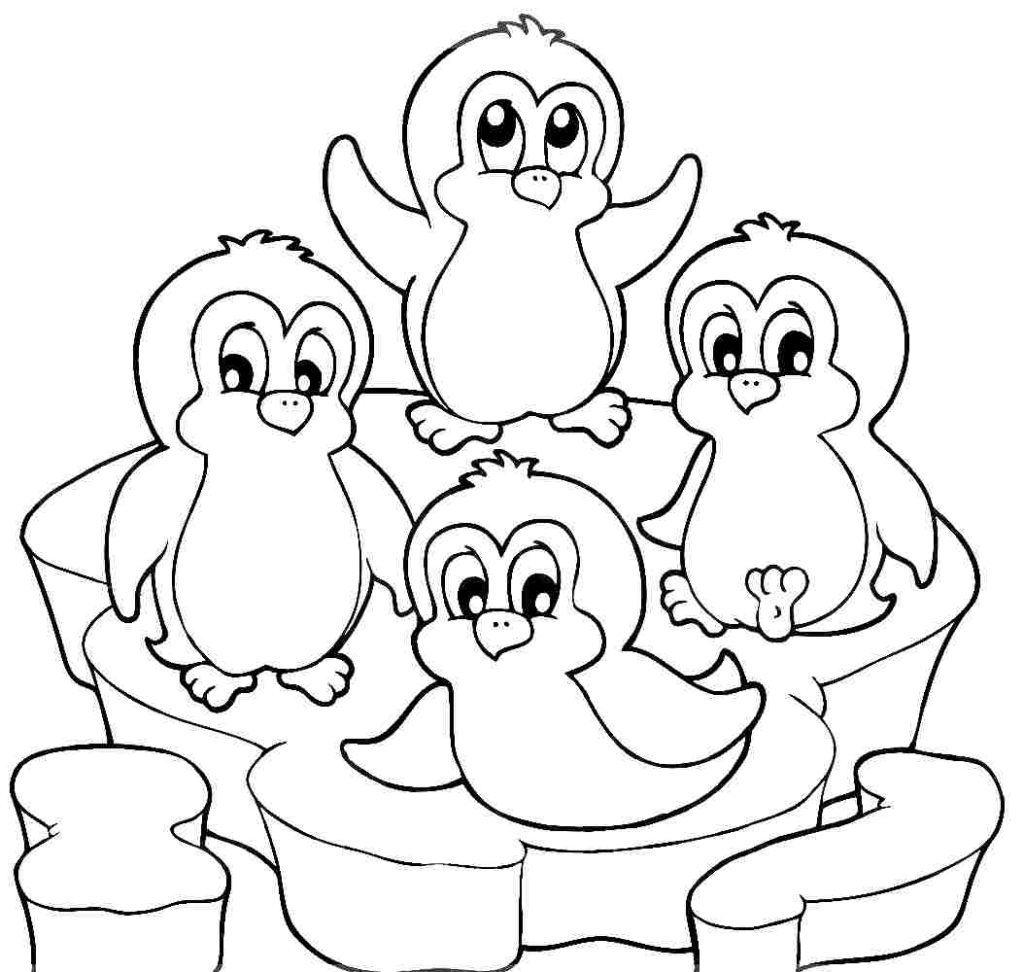 1024x972 Penguin Coloring Pages Cartoon And Hot Ribsvigyapan Free Penguins