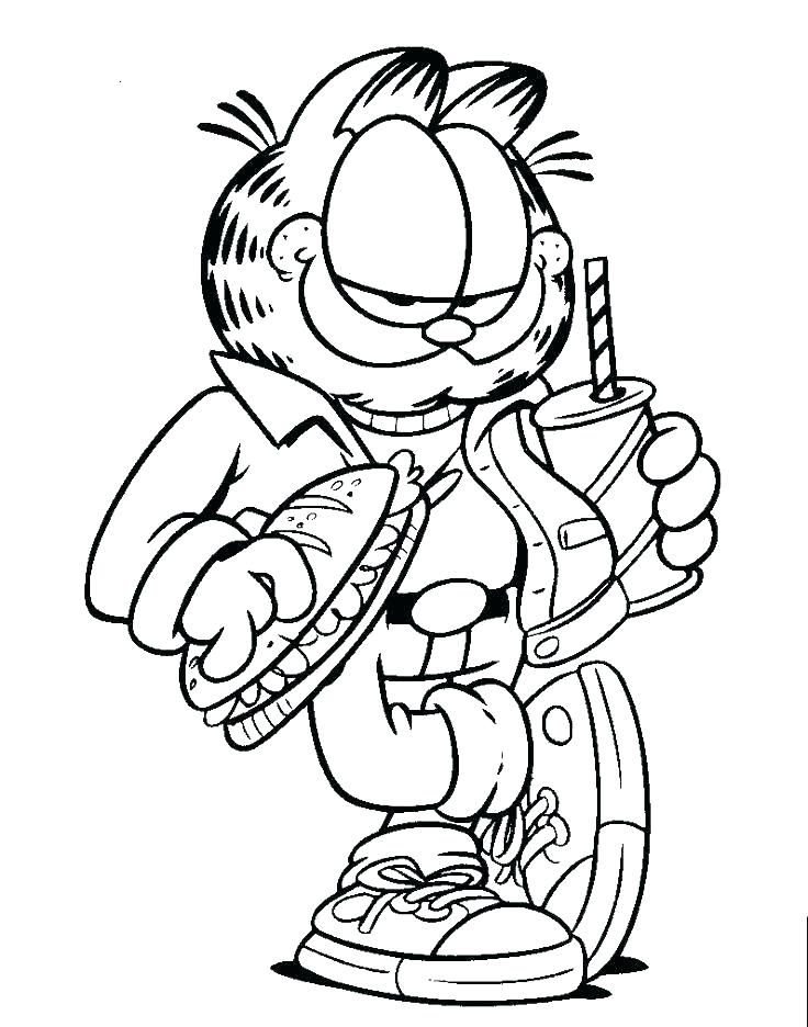 736x936 Cartoon Cat Coloring Pages Cat Coloring Page Fossil Coloring Pages