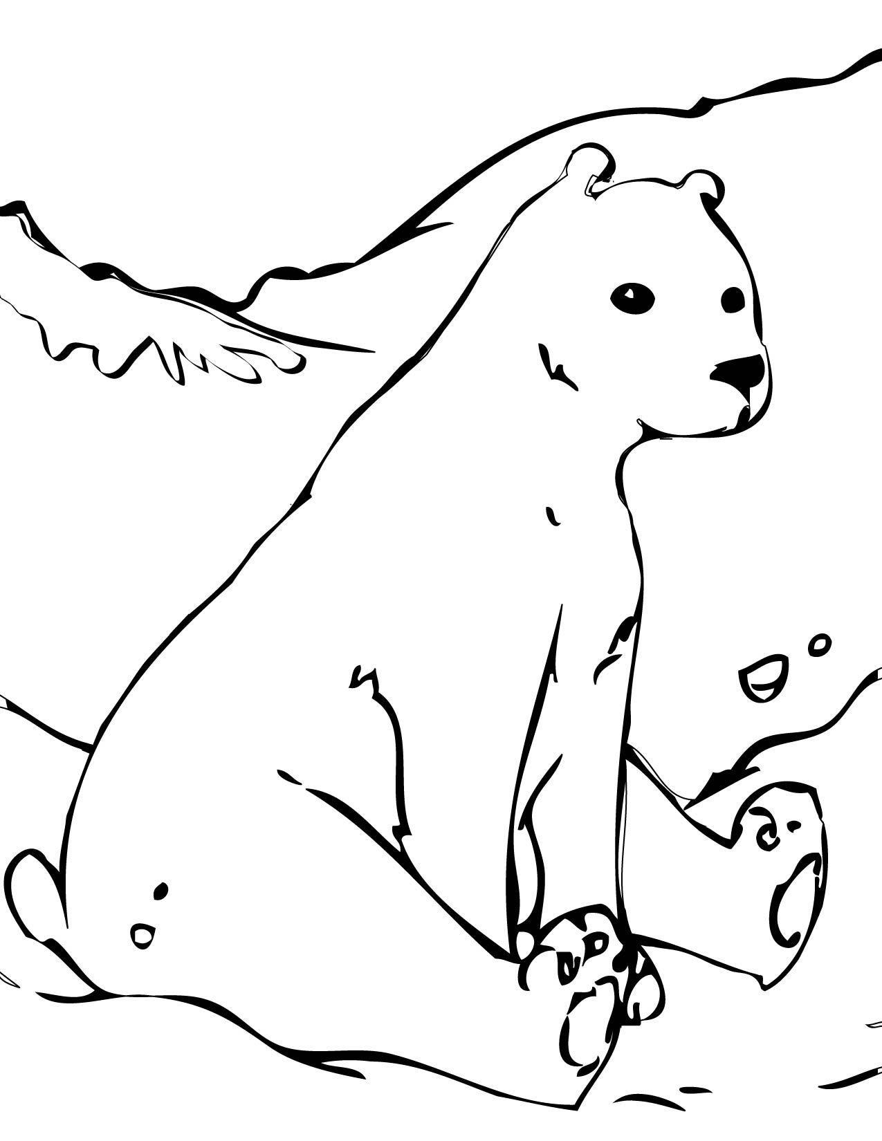 1275x1650 Fresh Cartoon Bear Coloring Pages Design Printable Coloring Sheet