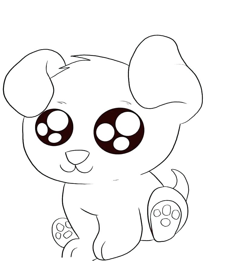 750x859 Printable Puppy Coloring Pages Printable Pet Pictures Kids