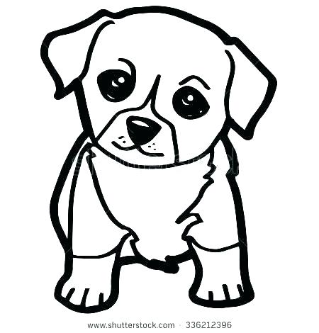 450x470 Cartoon Dog Colouring Pages Cute Baby Puppy Coloring A Cartoon Dog