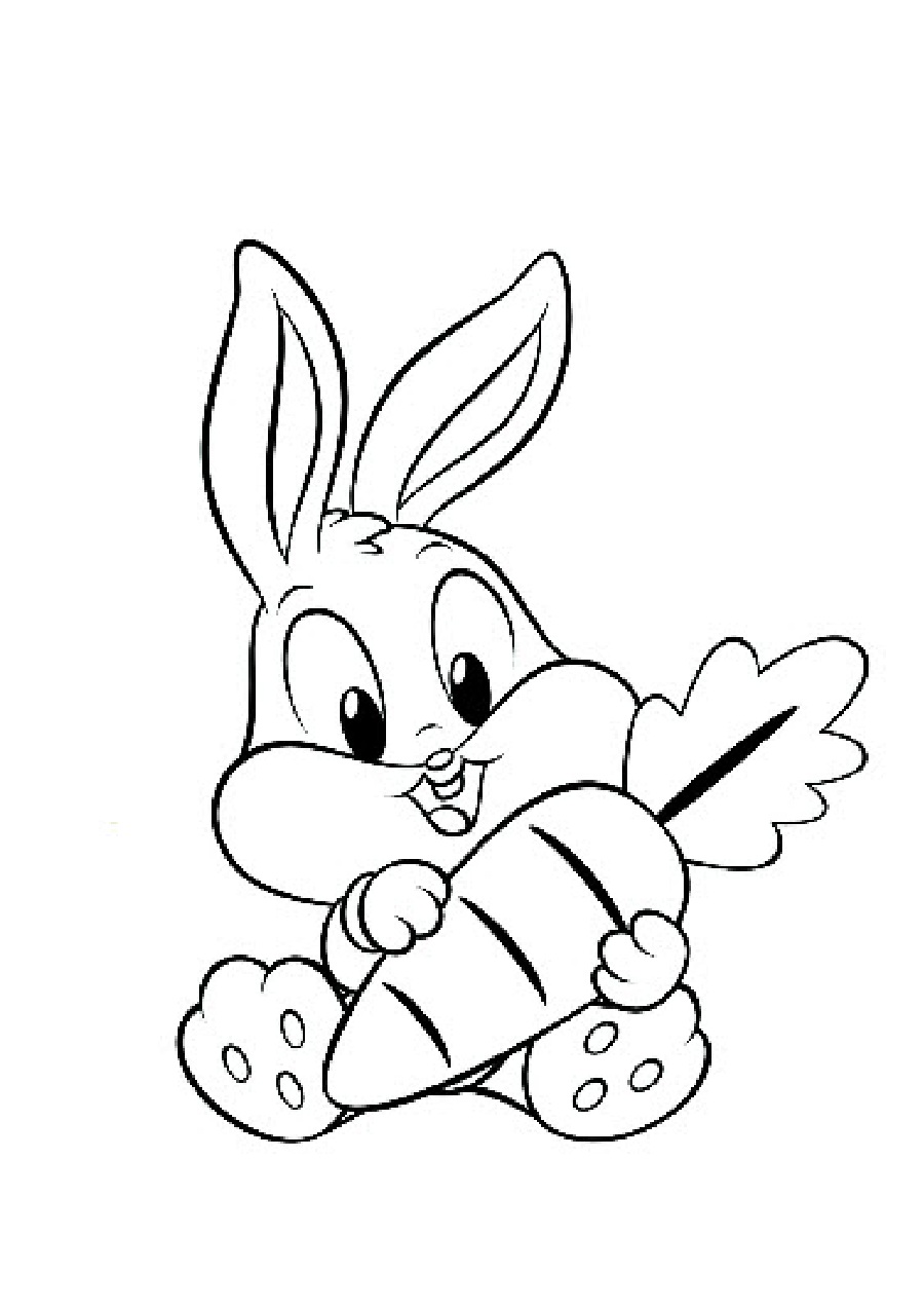 900x1273 Rabbit Coloring Pages Free Bunny