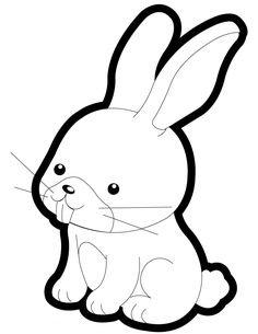 236x305 And Print Preschool Cute Easter Bunny Coloring Pages