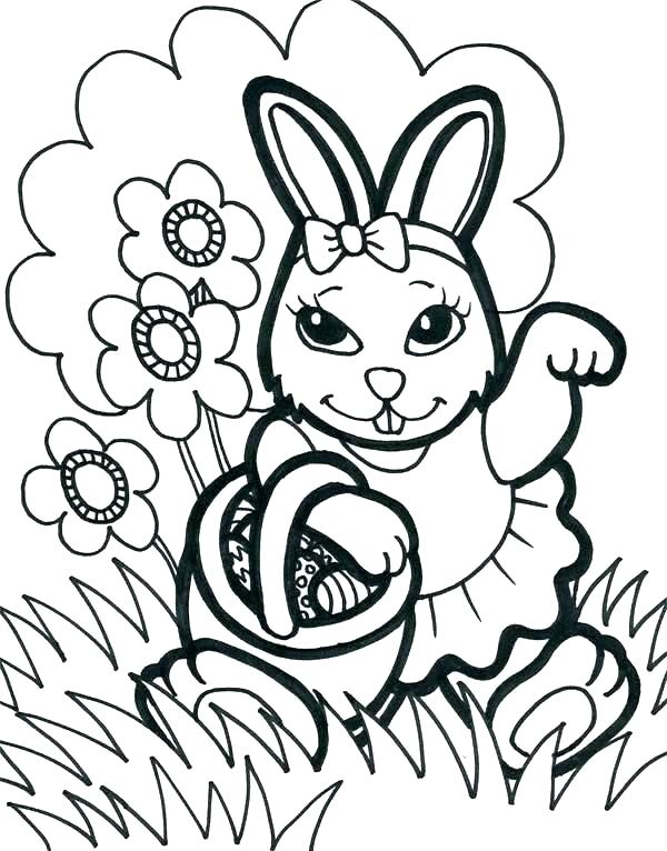 600x766 Coloring Page Rabbit Impair.co