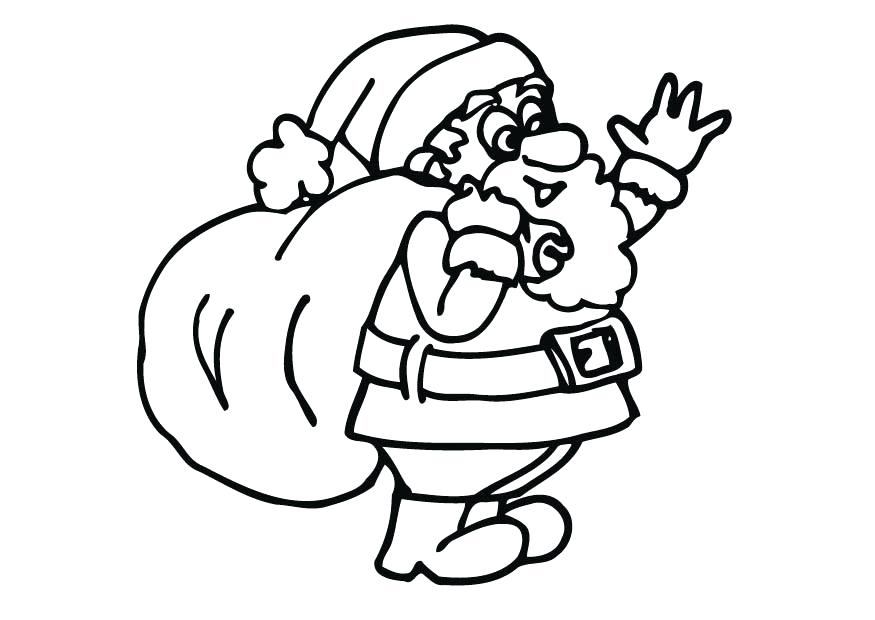 875x620 Santa Claus Coloring Page Coloring Pages Page Free Santa Claus