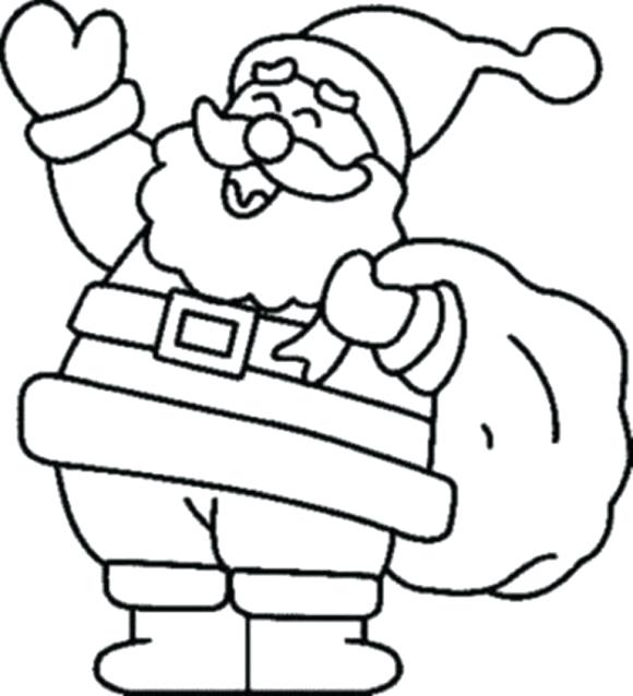 580x638 60 Best Santa Templates Shapes Crafts Colouring Pages Free Cartoon