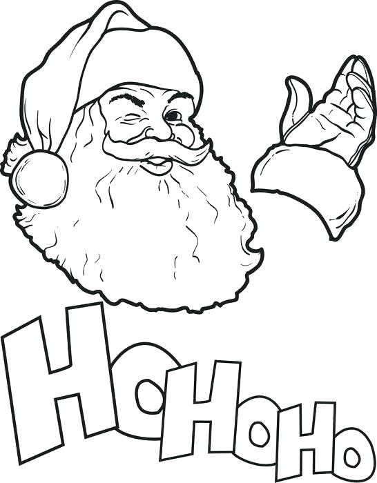 546x700 Santa Claus Coloring Sheets