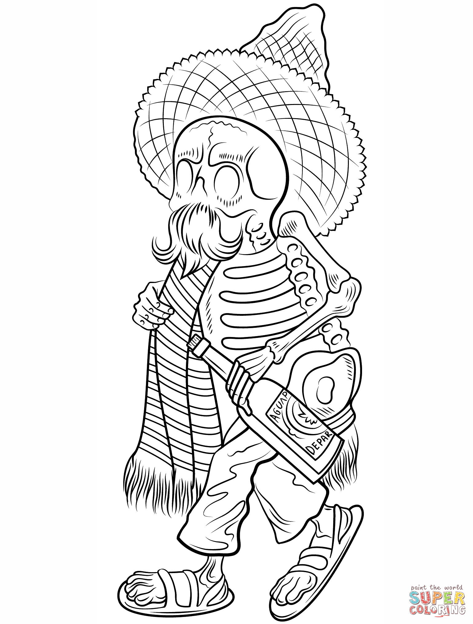 1539x2033 Skeleton Pictures To Color