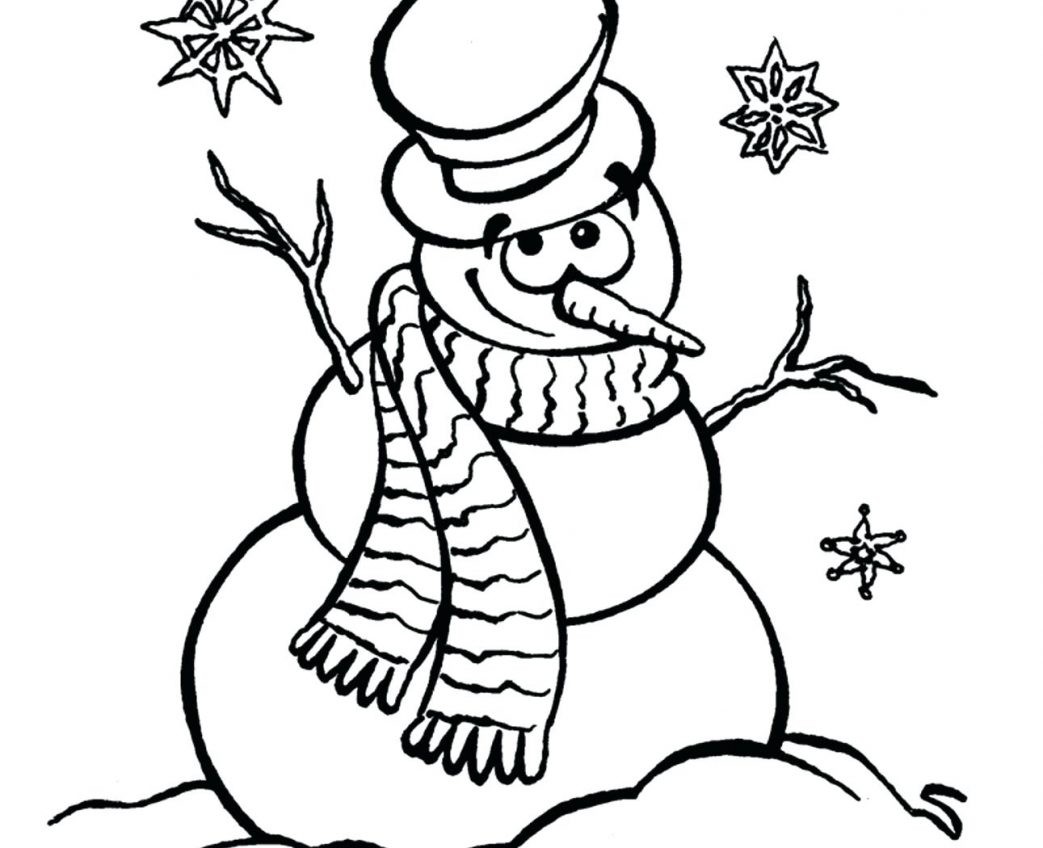 1043x848 Snowman Coloring Page 3624 Snowman Coloring Pages Coloring Pages