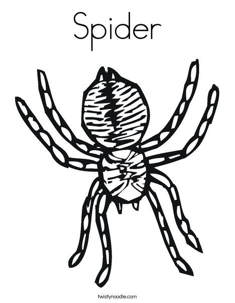 468x605 Spider Coloring Pages Cartoon Spider 1 Coloring Page