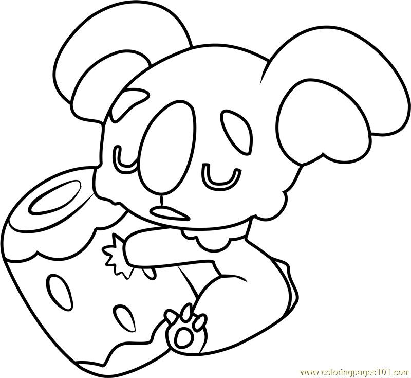 800x735 Nekkoara Pokemon Sun And Moon Coloring Page