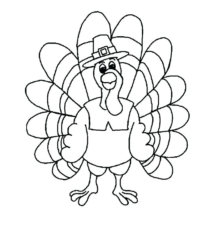 692x733 Turkey Coloring Picture Turkey Coloring Pages Free Printable 1