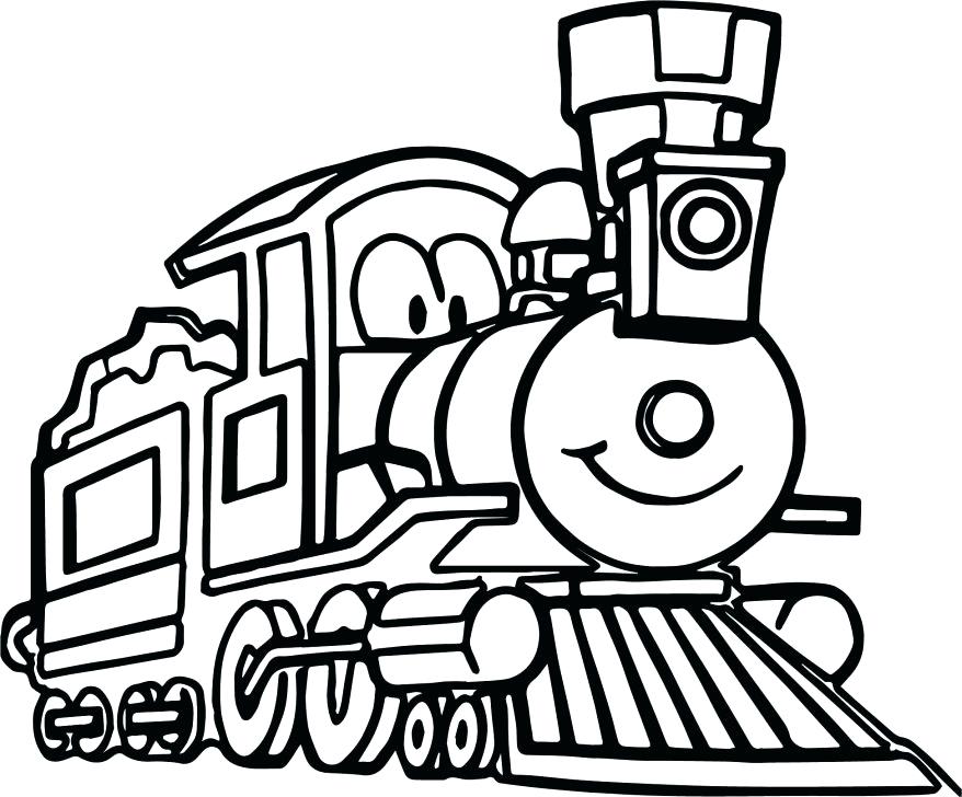 878x728 Diesel Train Coloring Pages Coloring Cute Cartoon Train Coloring
