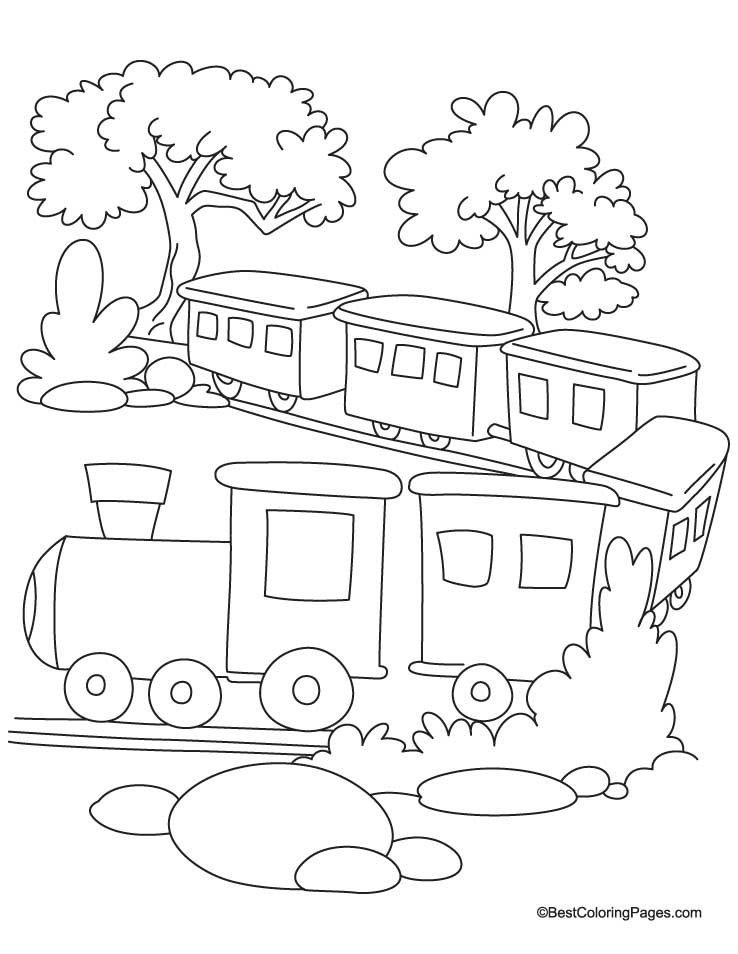 738x954 Exclusive Inspiration Train Coloring Pages In Jungle Page Download