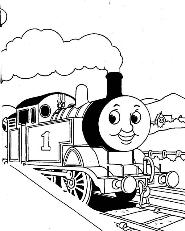 600x749 Thomas The Train Coloring Pages