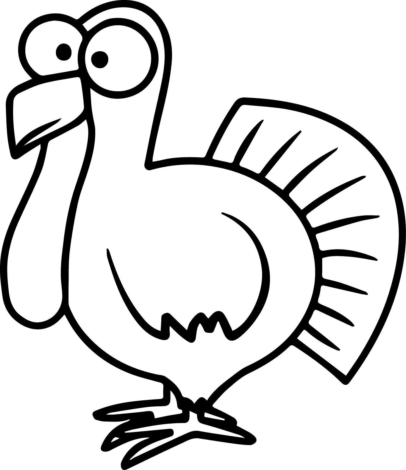 1364x1581 Turkey Cartoon Coloring Pages Turkey Cartoon