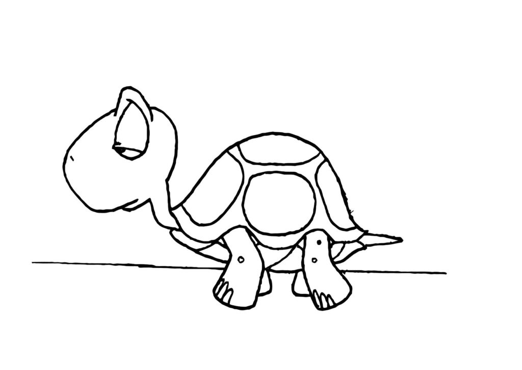 1024x726 Free Printable Turtle Coloring Pages For Kids Cartoon Turtle