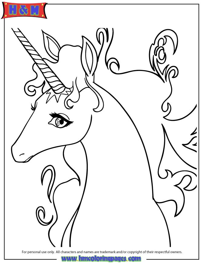670x867 Free Unicorn Coloring Pages Elegant Cartoon Unicorns Coloring Home