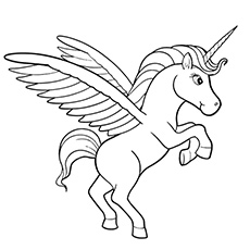 230x230 Top 25 Free Printable Unicorn Coloring Pages Online