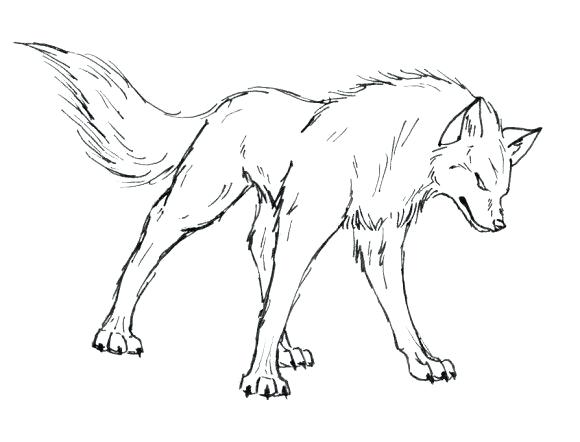 580x442 Cartoon Wolves Coloring Pages Wolf Narwhal Kids Image Of Winged