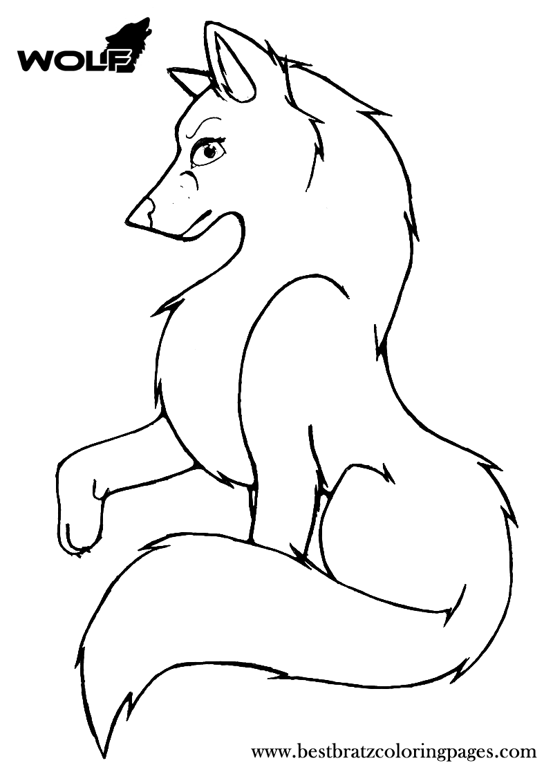 800x1120 Anime Wolf Coloring Pages