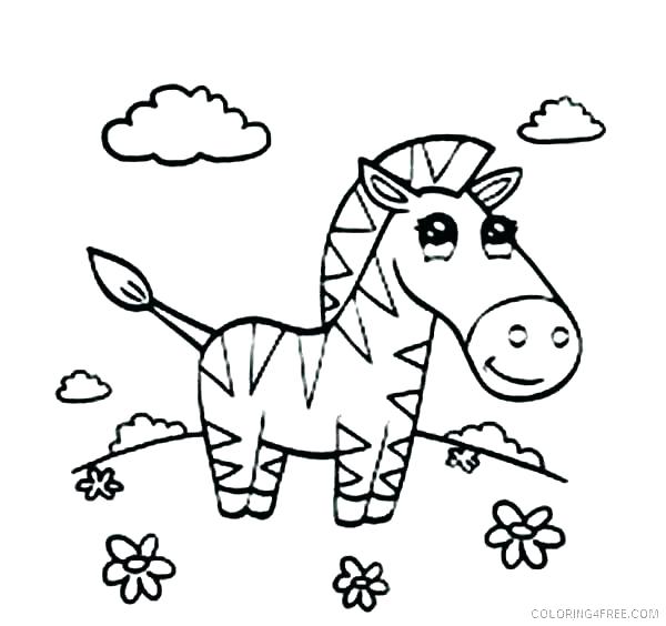 600x564 Baby Zebra Coloring Pages Cartoon Zebra Coloring Pages Baby Zebra