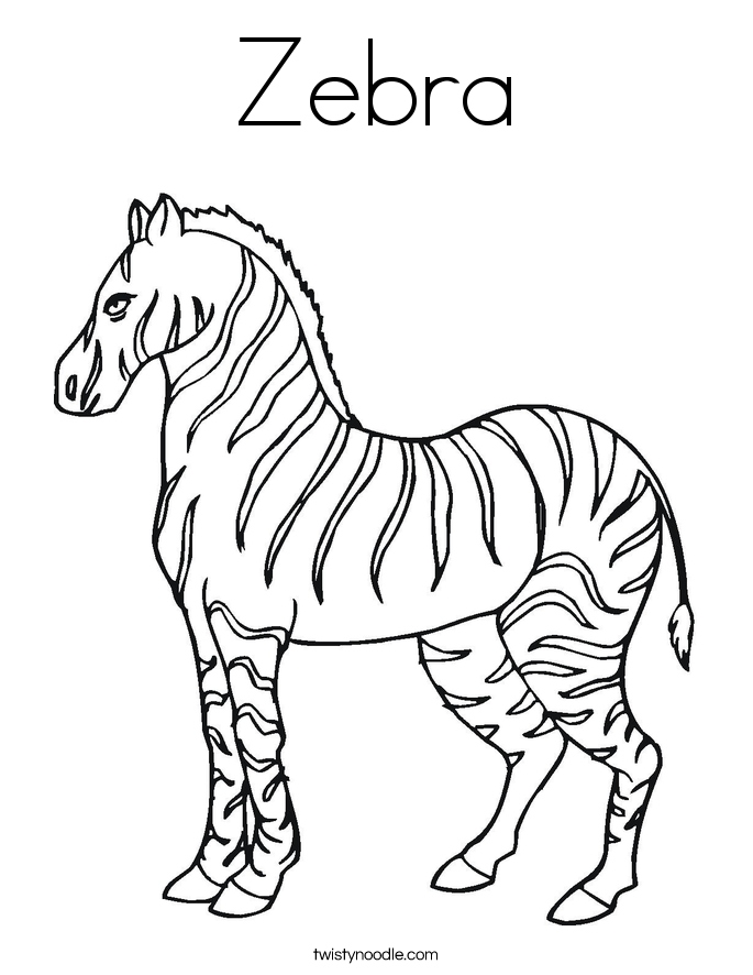 685x886 Zebra Coloring Pages Elegant Cartoon Zebra Coloring Pages Cartoon