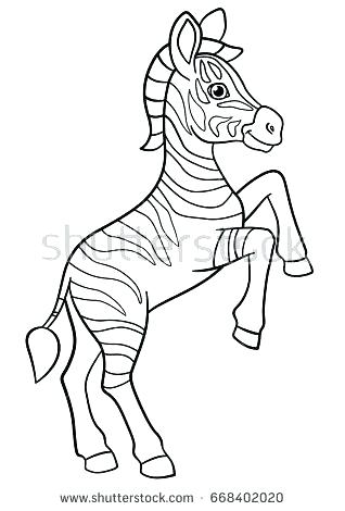 318x470 Baby Zebra Coloring Pages Marvellous Baby Zebra Coloring Pages