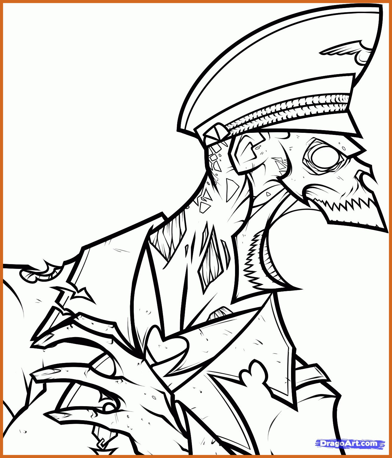 1316x1538 Incredible Halloween Zombie Girl Collection Coloring Books Image