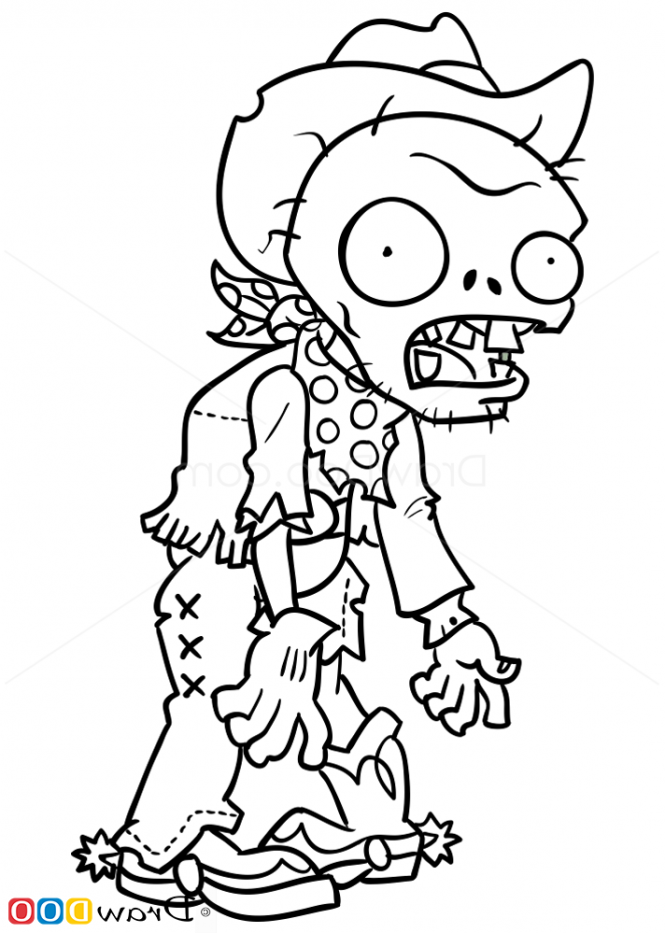 665x933 Plants Vs Zombies Zombie Coloring Pages