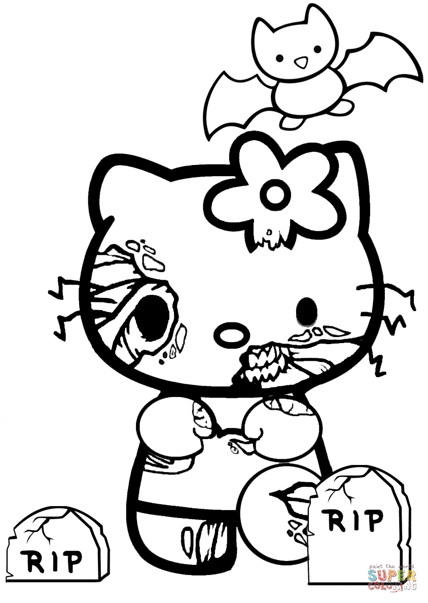 844x1188 Printable Cartoons Hello Kitty Fairy Coloring Pages Free