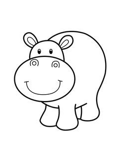 236x299 Hippo Smiling