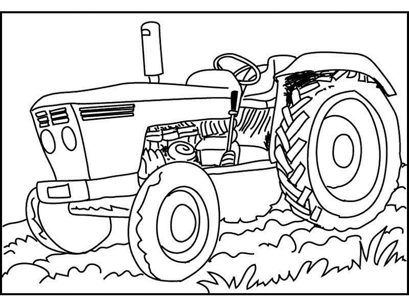 800x600 Free Printable Tractor Coloring Pages For Kids Molde