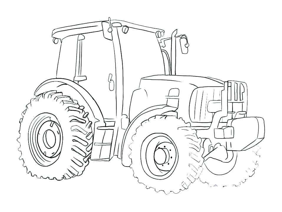 957x718 Tractor Coloring Pages For Toddlers John Best To Print Best