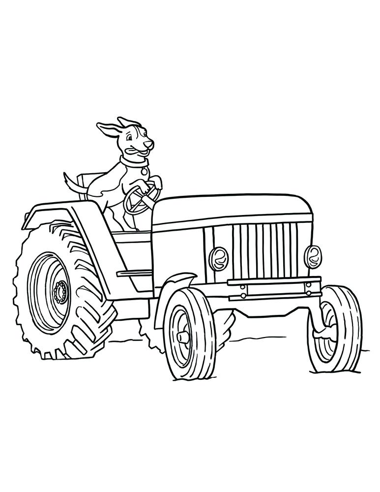773x1000 Tractor Coloring Pages